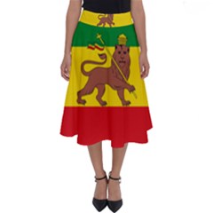 Flag of Ethiopian Empire  Perfect Length Midi Skirt
