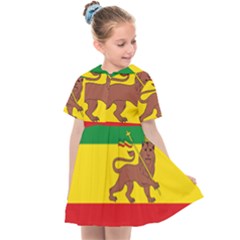 Flag of Ethiopian Empire  Kids  Sailor Dress