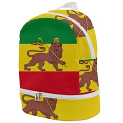 Flag Of Ethiopian Empire  Zip Bottom Backpack by abbeyz71