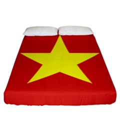 Flag Of Vietnam Fitted Sheet (california King Size) by abbeyz71