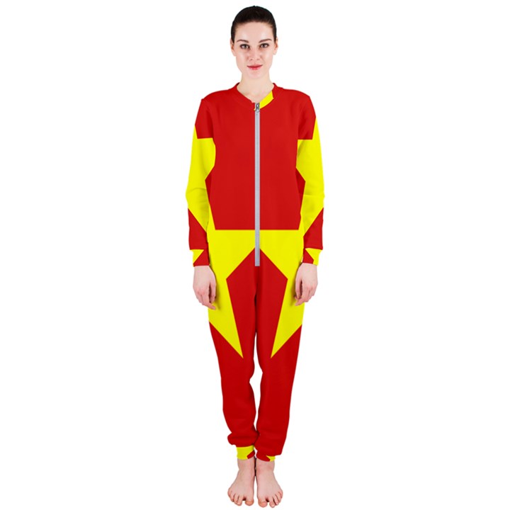 Flag of Vietnam OnePiece Jumpsuit (Ladies) 