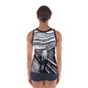 The Scream Edvard Munch 1893 Original lithography black and white engraving Sport Tank Top  View2