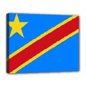 Flag of the Democratic Republic Of the Congo Canvas 14  x 11  (Stretched) View1