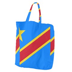 Flag Of The Democratic Republic Of The Congo Giant Grocery Tote by abbeyz71