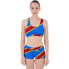 Flag Of The Democratic Republic Of The Congo Work It Out Gym Set by abbeyz71