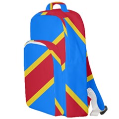 Flag Of The Democratic Republic Of The Congo Double Compartment Backpack by abbeyz71