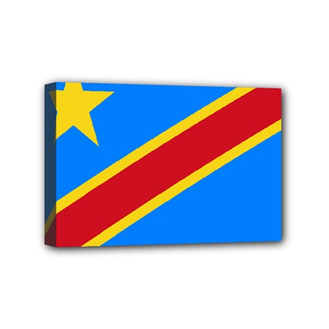 Flag Of The Democratic Republic Of The Congo Mini Canvas 6  X 4  (stretched) by abbeyz71