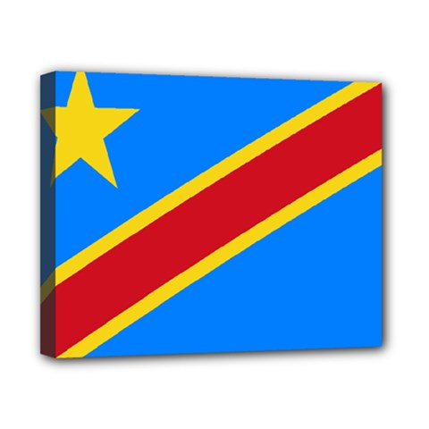 Flag Of The Democratic Republic Of The Congo Canvas 10  X 8  (stretched) by abbeyz71