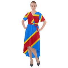 Flag Of The Democratic Republic Of The Congo Front Wrap High Low Dress by abbeyz71