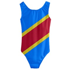Flag Of The Democratic Republic Of The Congo, 2003-2006 Kids  Cut-out Back One Piece Swimsuit by abbeyz71