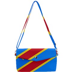 Flag Of The Democratic Republic Of The Congo, 2003-2006 Removable Strap Clutch Bag by abbeyz71