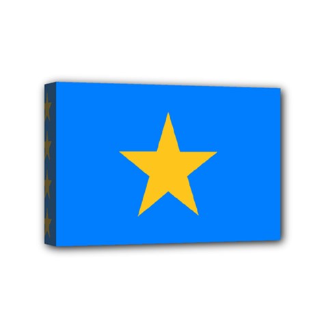 Flag Of The Democratic Republic Of The Congo, 2003-2006 Mini Canvas 6  X 4  (stretched) by abbeyz71
