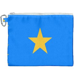 Flag Of The Democratic Republic Of The Congo, 2003-2006 Canvas Cosmetic Bag (xxxl) by abbeyz71