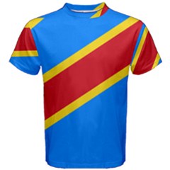 Flag Of The Democratic Republic Of The Congo, 1997-2003 Men s Cotton Tee by abbeyz71