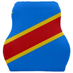 Flag Of The Democratic Republic Of The Congo, 1997-2003 Car Seat Velour Cushion  by abbeyz71