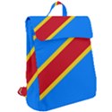 Flag of the Democratic Republic of the Congo, 1997-2003 Flap Top Backpack View2