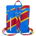 Flag of the Democratic Republic of the Congo, 1997-2003 Flap Top Backpack View3