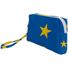 Flag Of The Democratic Republic Of The Congo, 1997-2003 Wristlet Pouch Bag (small) by abbeyz71