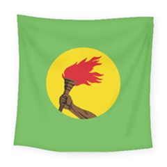 Flag of Zaire Square Tapestry (Large)