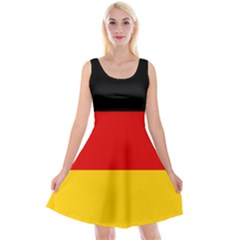 Flag Of Germany Reversible Velvet Sleeveless Dress by abbeyz71