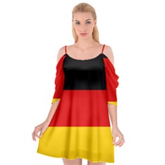 Flag Of Germany Cutout Spaghetti Strap Chiffon Dress by abbeyz71