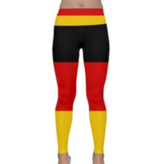 Flag Of Germany Lightweight Velour Classic Yoga Leggings by abbeyz71