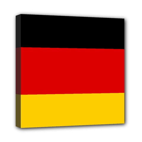 Flag Of Germany Mini Canvas 8  X 8  (stretched)