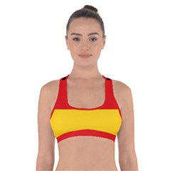 Flag Of Germany Cross Back Sports Bra by abbeyz71