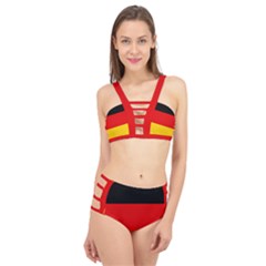 Flag Of Germany Cage Up Bikini Set by abbeyz71