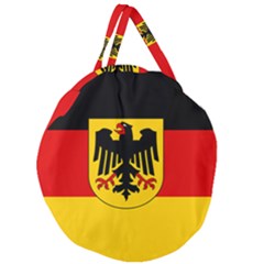 Sate Flag Of Germany  Giant Round Zipper Tote