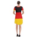 Flag Of Germany Short Sleeve V-neck Flare Dress View2
