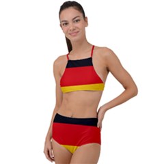 Flag Of Germany High Waist Tankini Set by abbeyz71