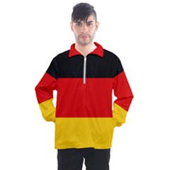 Flag Of Germany Men s Half Zip Pullover by abbeyz71