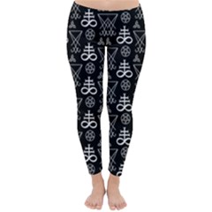 Occult Symbols Classic Winter Leggings by trulycreative