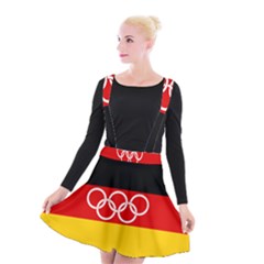 Olympic Flag Of Germany, 1960-1968 Suspender Skater Skirt by abbeyz71