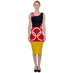 Olympic Flag of Germany, 1960-1968 Sleeveless Pencil Dress