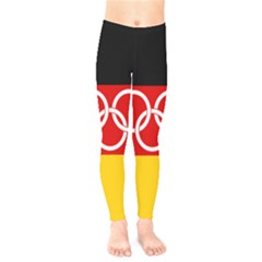 Olympic Flag of Germany, 1960-1968 Kids  Leggings