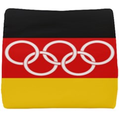 Olympic Flag Of Germany, 1960-1968 Seat Cushion by abbeyz71