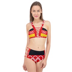 Olympic Flag of Germany, 1960-1968 Cage Up Bikini Set