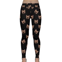 French Bulldog Dog Face Classic Yoga Leggings by trulycreative