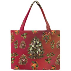 Wonderful Vintage Christmas Design Mini Tote Bag by FantasyWorld7