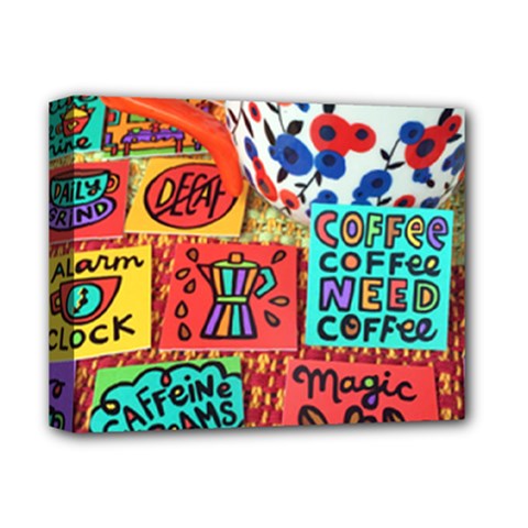 Need Coffee Deluxe Canvas 14  X 11  (stretched) by Amoreluxe