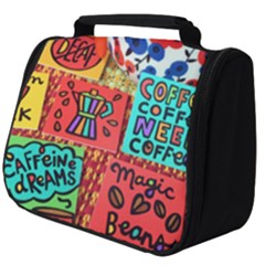 Need Coffee Full Print Travel Pouch (big) by Amoreluxe