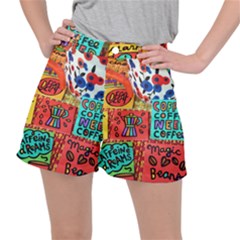 Need Coffee Ripstop Shorts by Amoreluxe