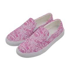 Coffee Pink Women s Canvas Slip Ons by Amoreluxe