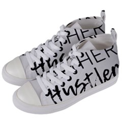 Mother Hustler Women s Mid-top Canvas Sneakers by Amoreluxe