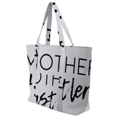 Mother Hustler Zip Up Canvas Bag