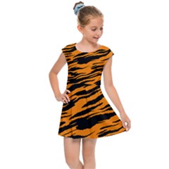 Girls Tiger Striped Dress, Kids Animal Print Costume by JNdesigns