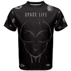 Space Life Alien Men s Cotton Tee