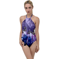 Wonderful Floral Design Go With The Flow One Piece Swimsuit by FantasyWorld7